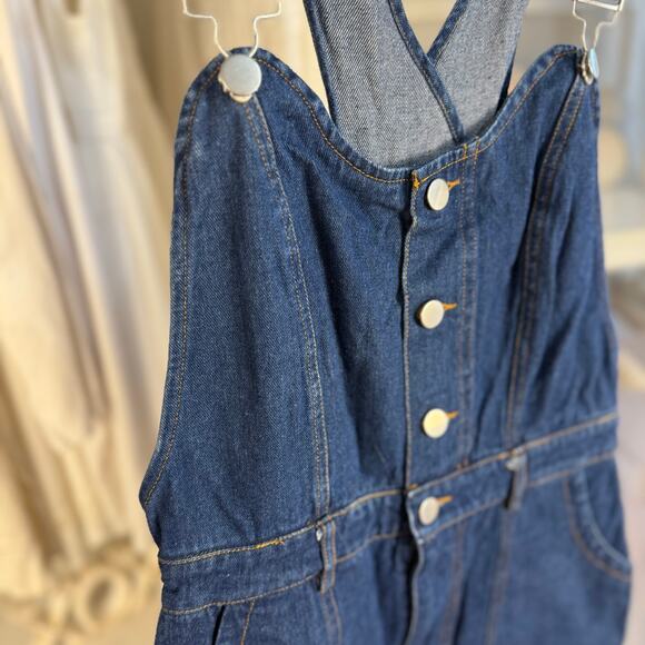 Le Liz Collection women’s sz. Small fitted overalls, casual, feminine #3670 - Picture 4 of 8